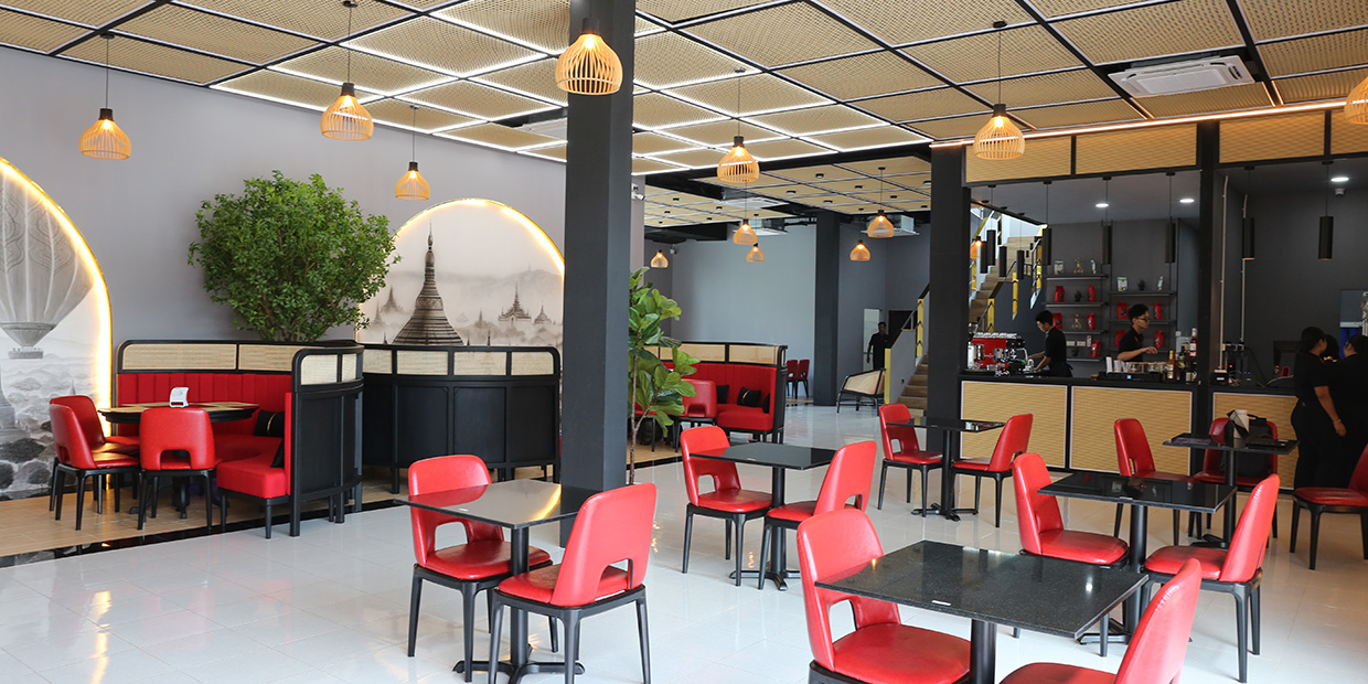 แนะนำร้านอาหาร Alinga Tea & Dining حلال อาหารเอเชีย ทั้งพม่า อินเดีย จีน และไทย