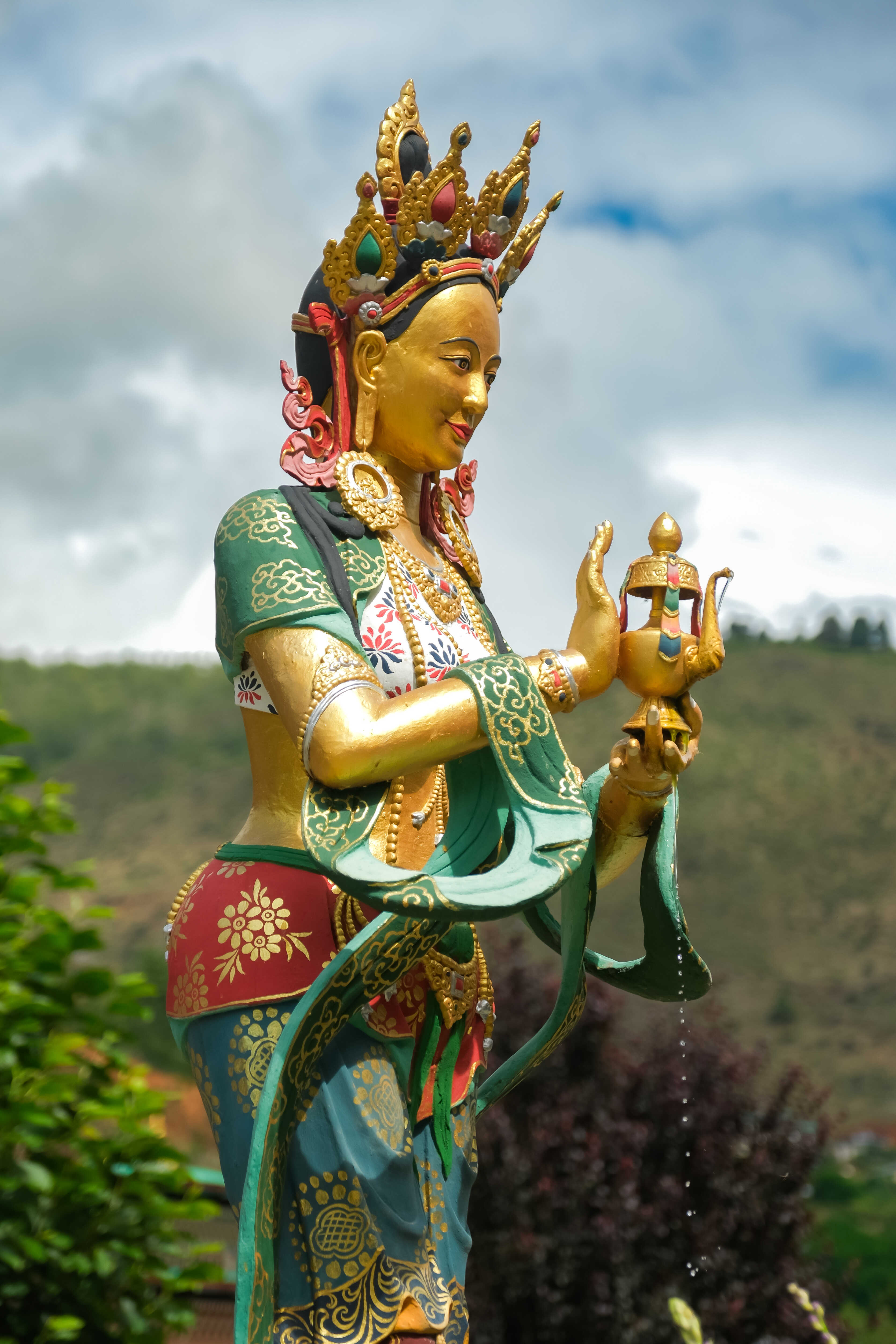 ต้อนรับจากสนามบินภูฏาน-ระหว่างทาง-