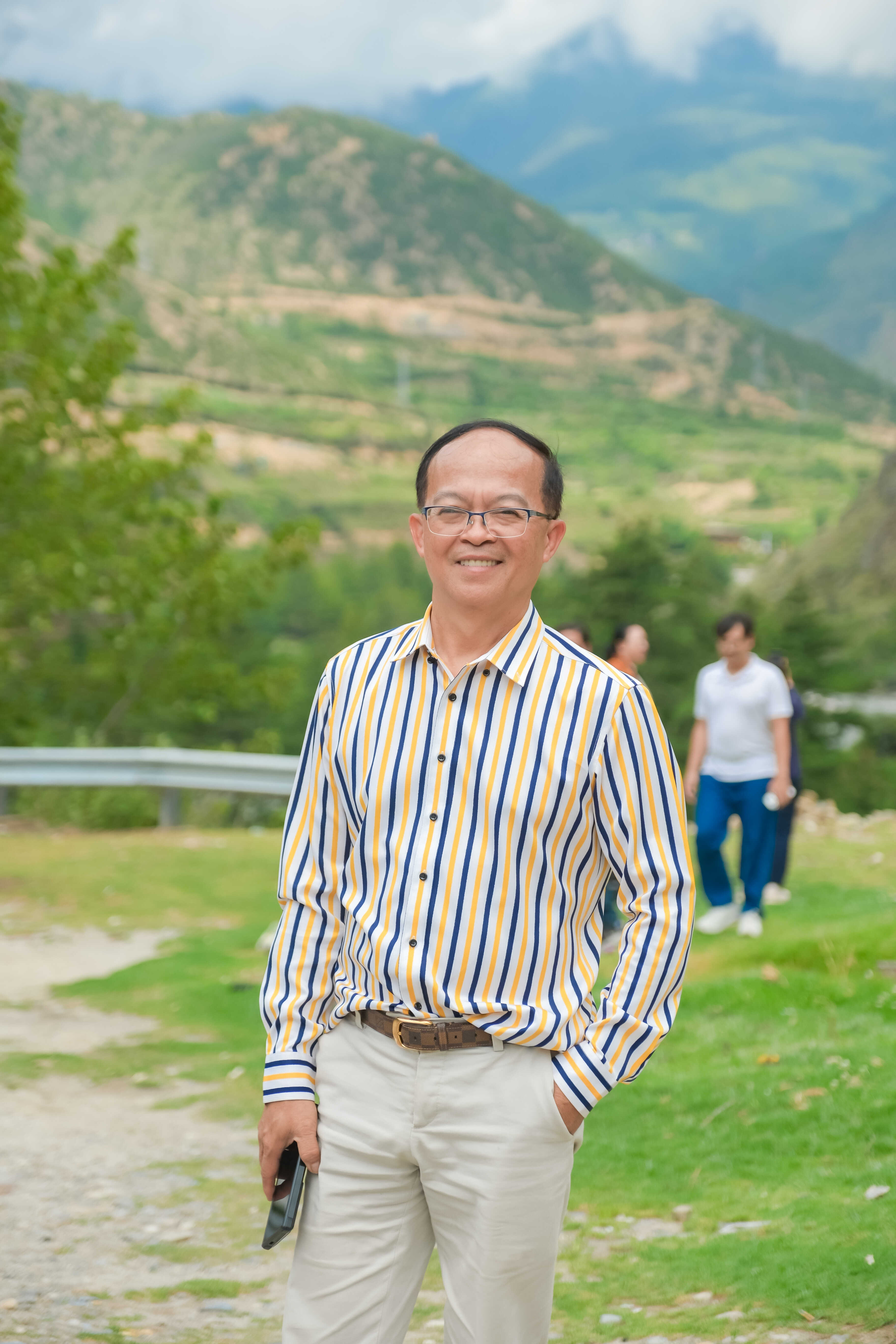 ต้อนรับจากสนามบินภูฏาน-ระหว่างทาง-